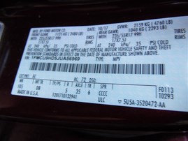 2018 Ford Escape SEL Brown 1.5L Turbo AT 4WD #F24748